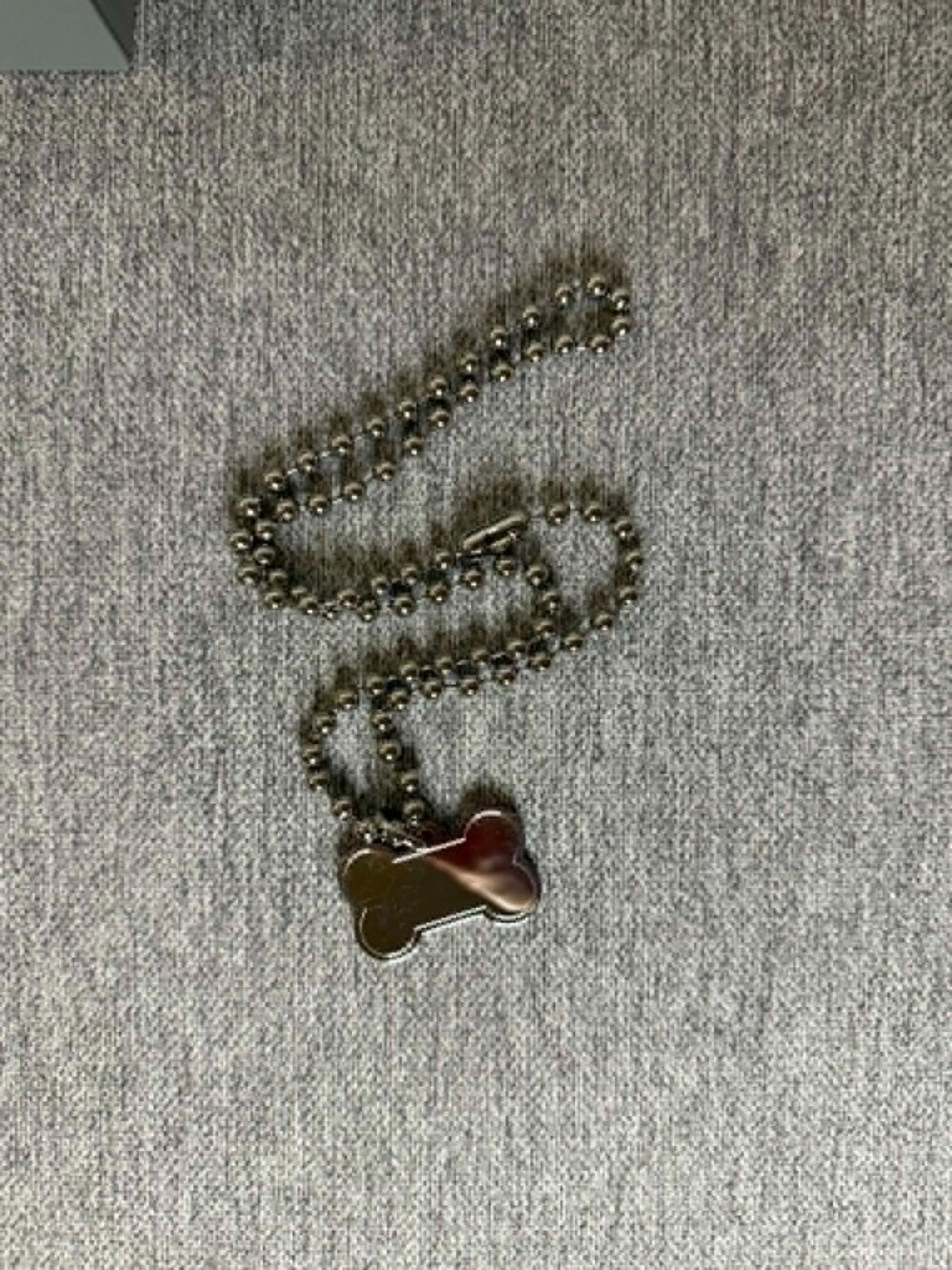 Balenciaga Dog Bone Pendant Necklace